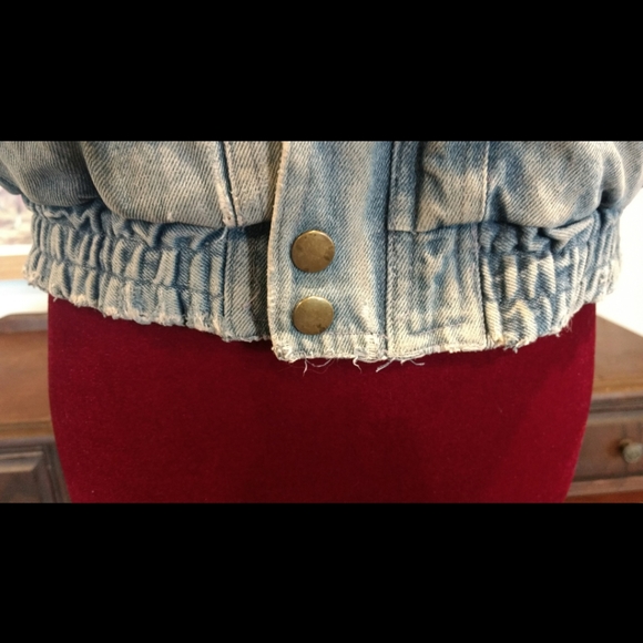RARE 1980s Gearing Up Denim Jacket - Picture 9 of 16